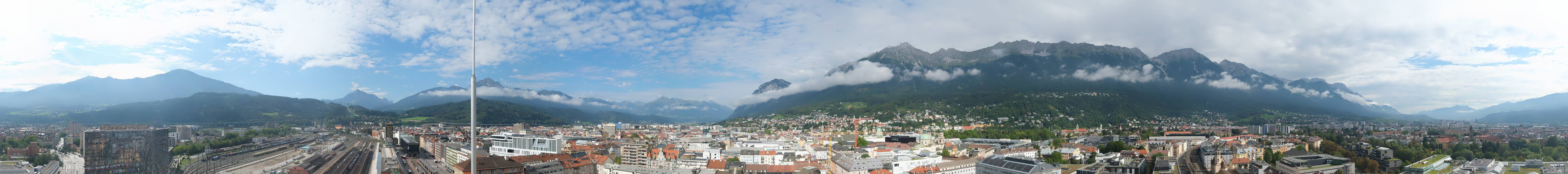 Archiv Foto Webcam Panoramablick - Innsbruck