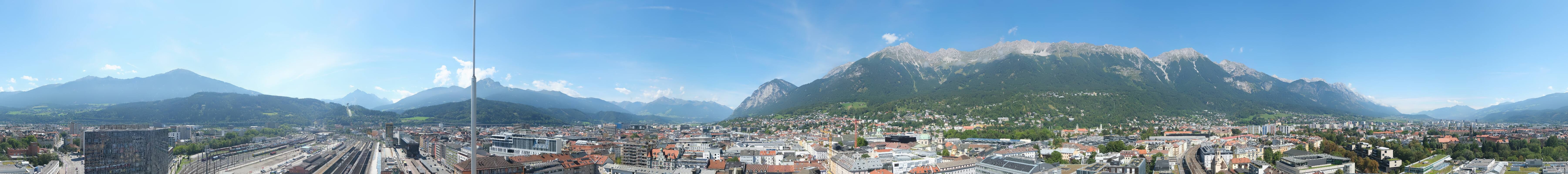 Archiv Foto Webcam Panoramablick - Innsbruck
