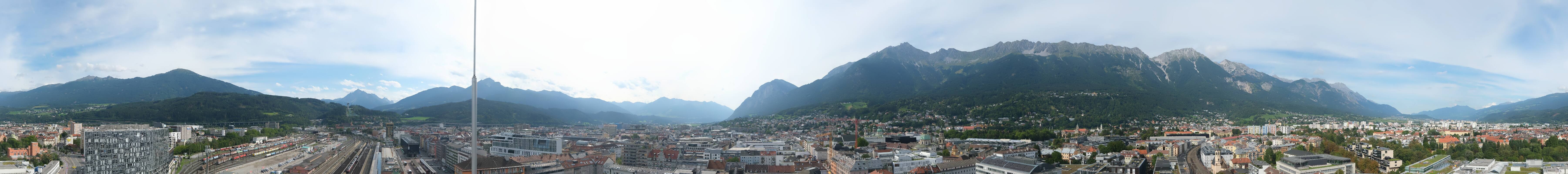 Archiv Foto Webcam Panoramablick - Innsbruck