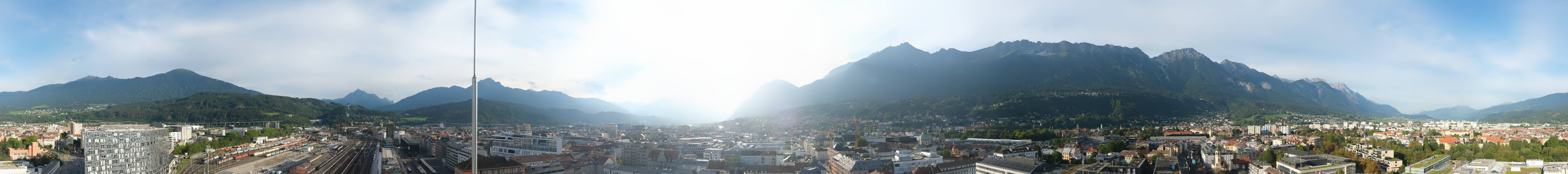 Archiv Foto Webcam Panoramablick - Innsbruck