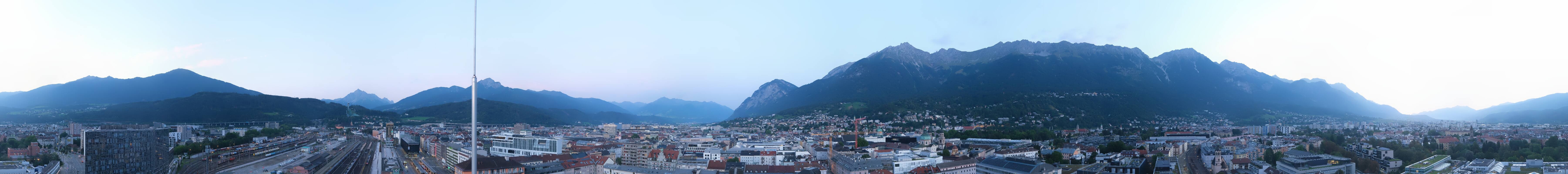 Archiv Foto Webcam Panoramablick - Innsbruck