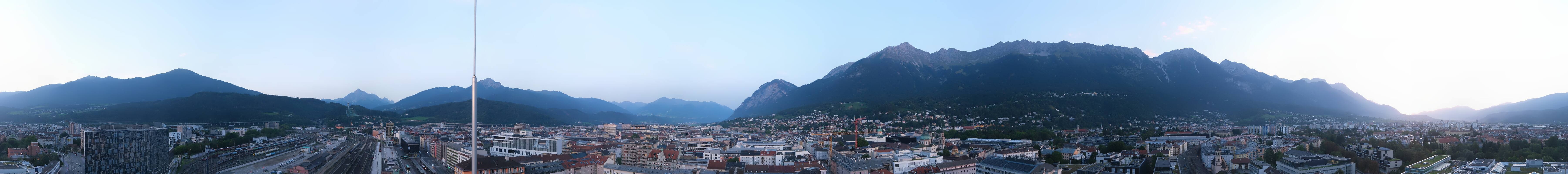 Archiv Foto Webcam Panoramablick - Innsbruck