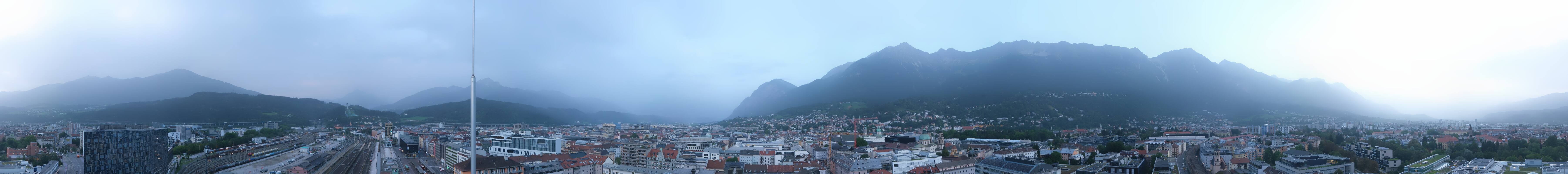 Archiv Foto Webcam Panoramablick - Innsbruck