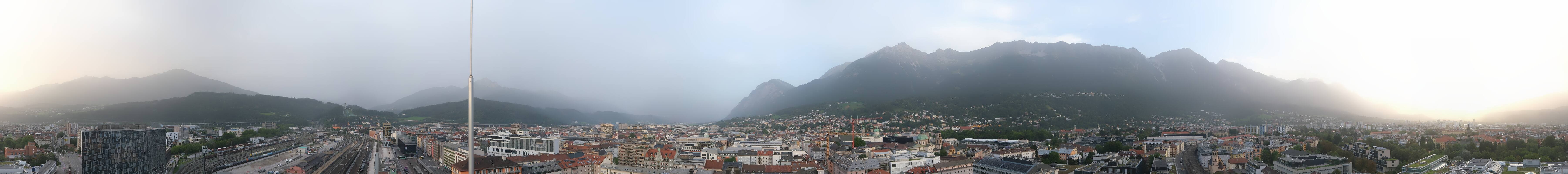 Archiv Foto Webcam Panoramablick - Innsbruck