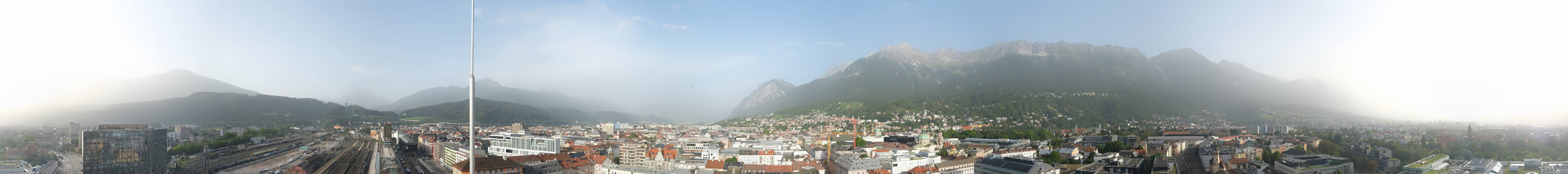 Archiv Foto Webcam Panoramablick - Innsbruck