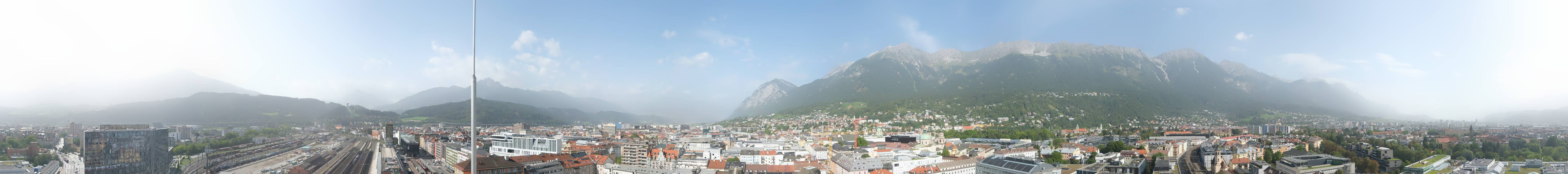 Archiv Foto Webcam Panoramablick - Innsbruck
