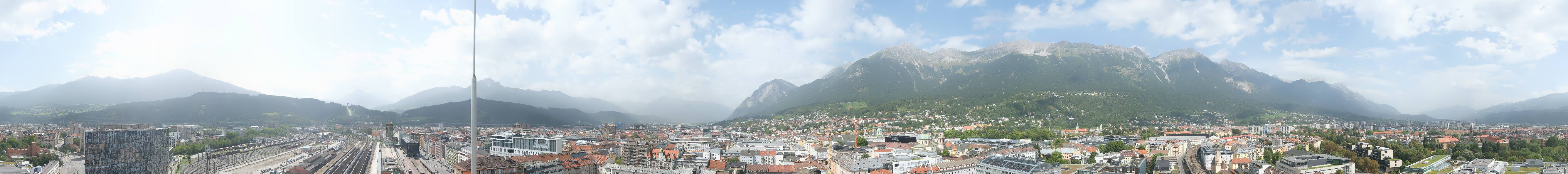 Archiv Foto Webcam Panoramablick - Innsbruck