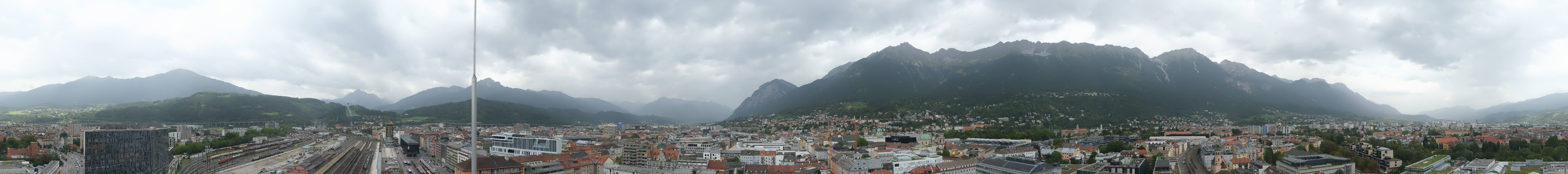 Archiv Foto Webcam Panoramablick - Innsbruck