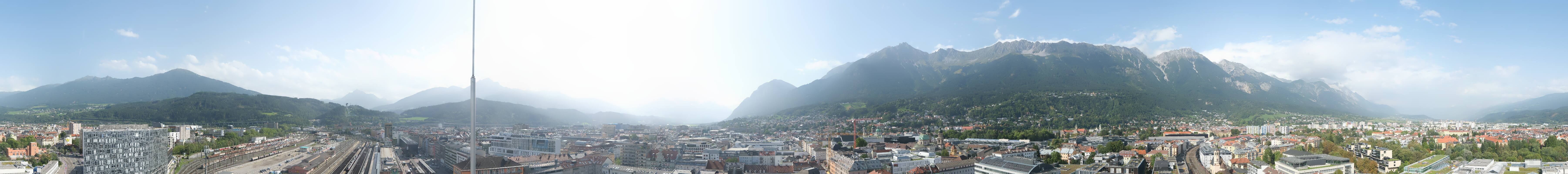 Archiv Foto Webcam Panoramablick - Innsbruck