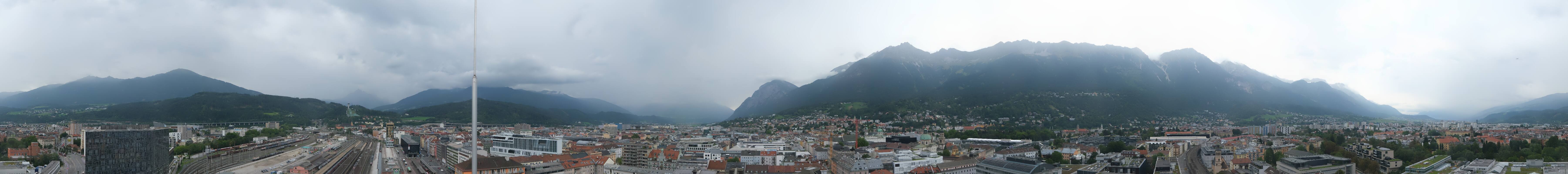 Archiv Foto Webcam Panoramablick - Innsbruck