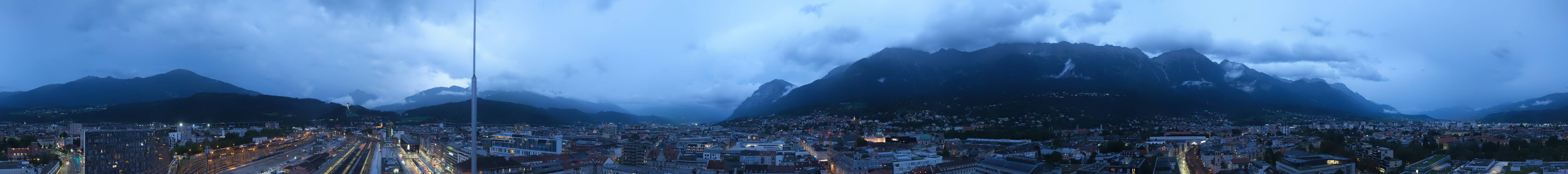 Archiv Foto Webcam Panoramablick - Innsbruck