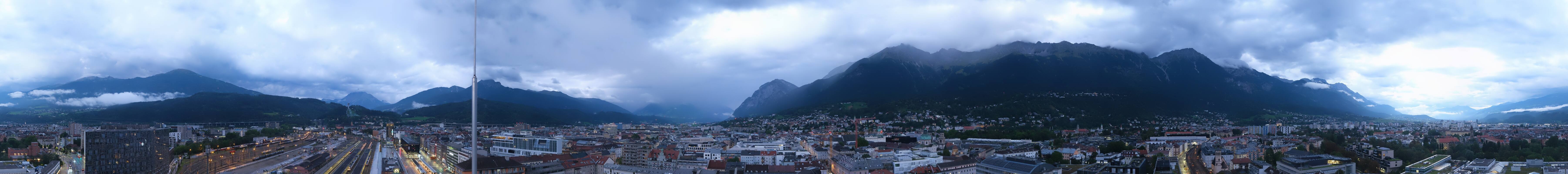 Archiv Foto Webcam Panoramablick - Innsbruck