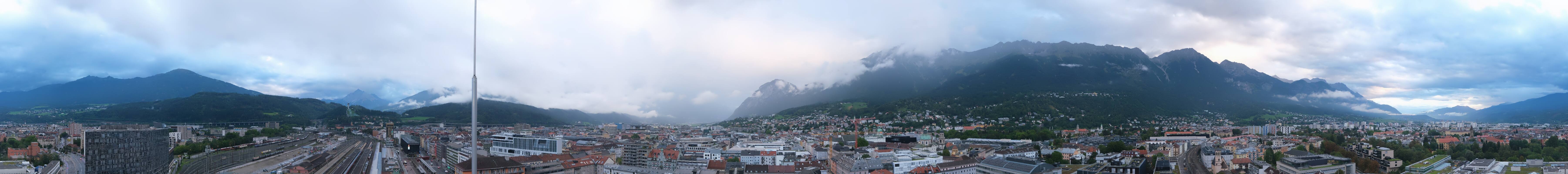 Archiv Foto Webcam Panoramablick - Innsbruck