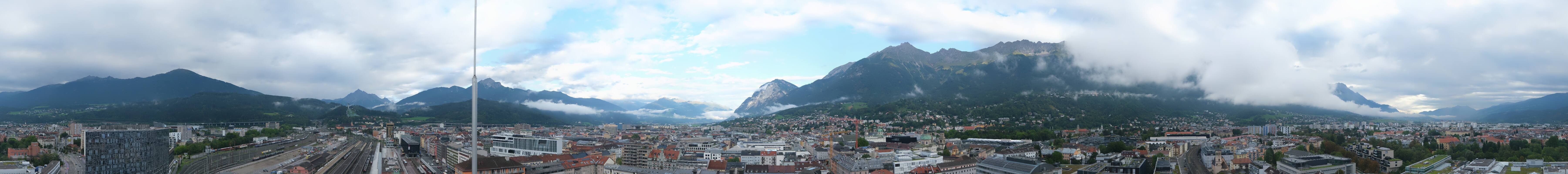 Archiv Foto Webcam Panoramablick - Innsbruck