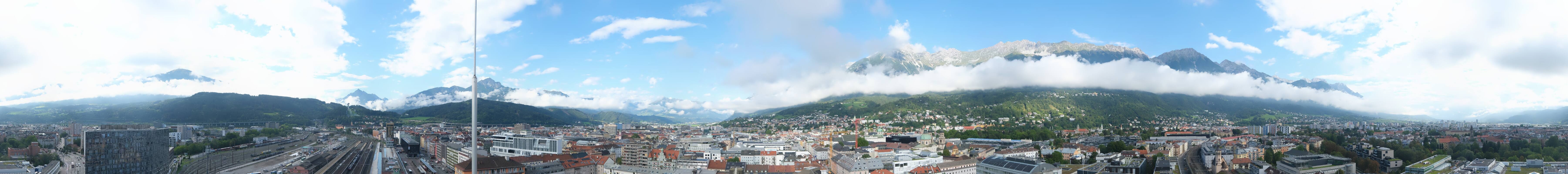 Archiv Foto Webcam Panoramablick - Innsbruck