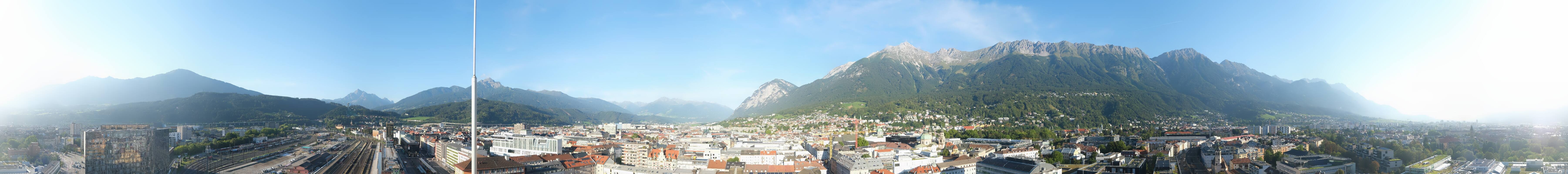 Archiv Foto Webcam Panoramablick - Innsbruck