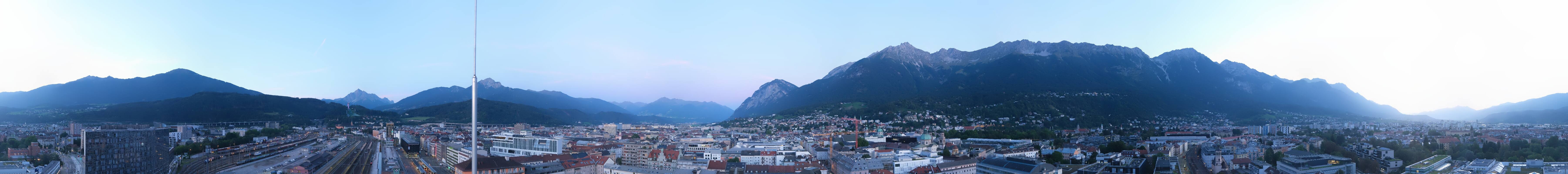 Archiv Foto Webcam Panoramablick - Innsbruck