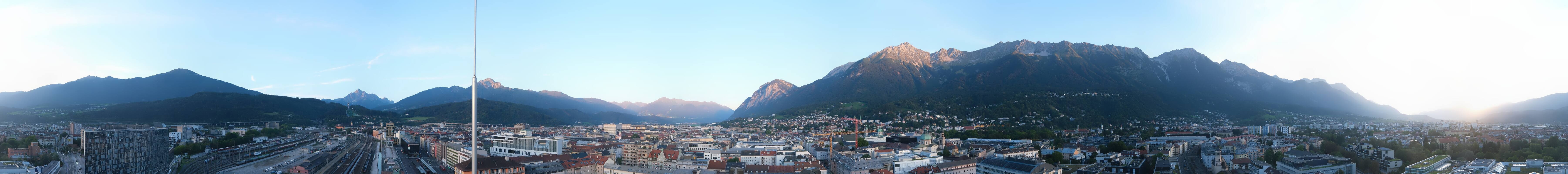 Archiv Foto Webcam Panoramablick - Innsbruck
