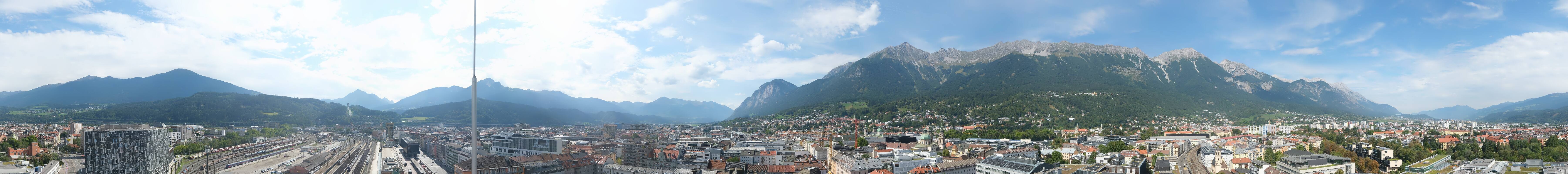 Archiv Foto Webcam Panoramablick - Innsbruck