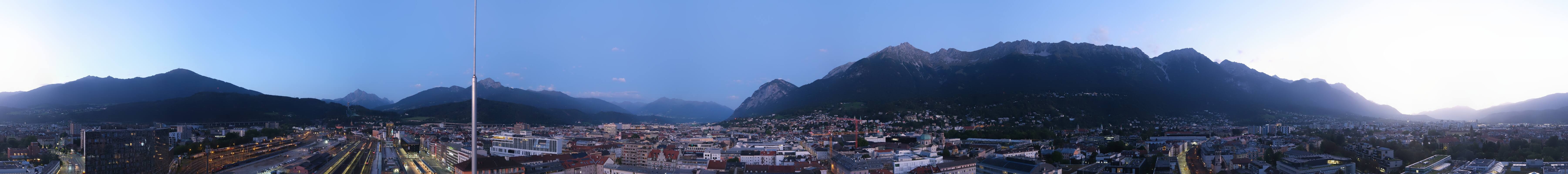 Archiv Foto Webcam Panoramablick - Innsbruck