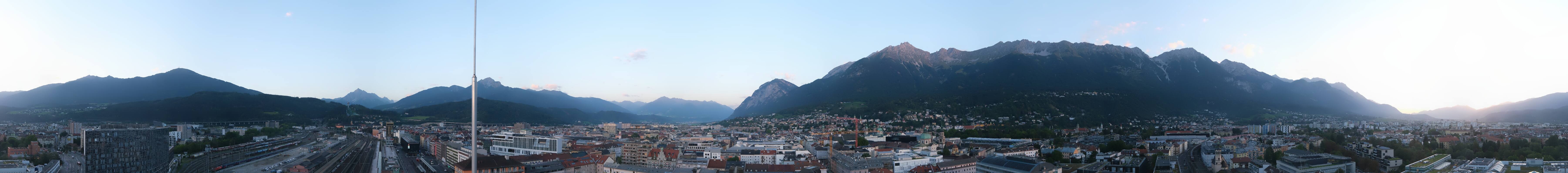 Archiv Foto Webcam Panoramablick - Innsbruck