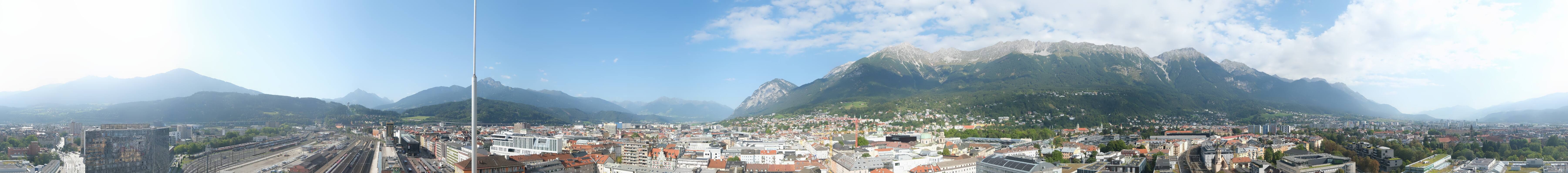 Archiv Foto Webcam Panoramablick - Innsbruck