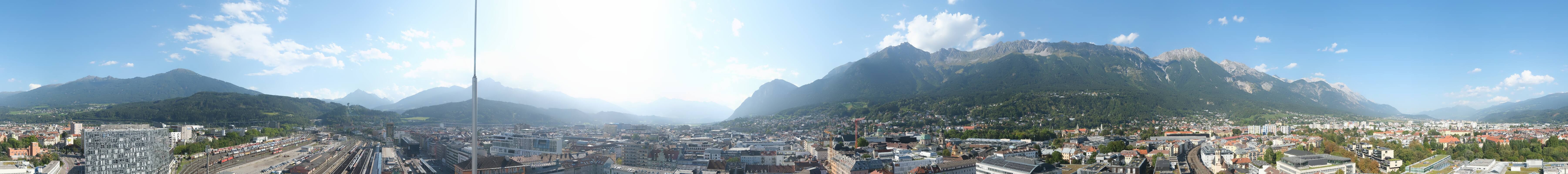 Archiv Foto Webcam Panoramablick - Innsbruck
