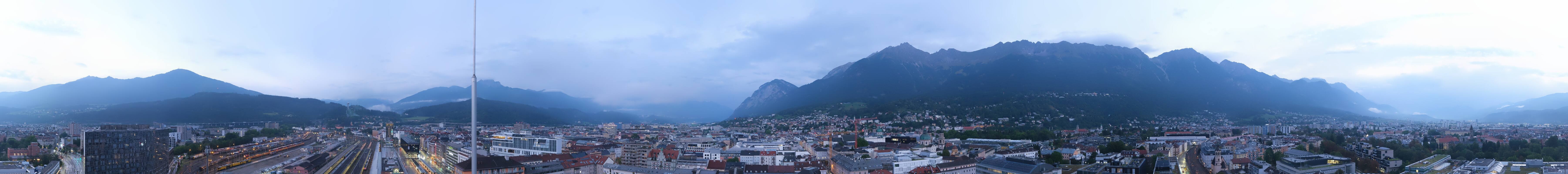 Archiv Foto Webcam Panoramablick - Innsbruck