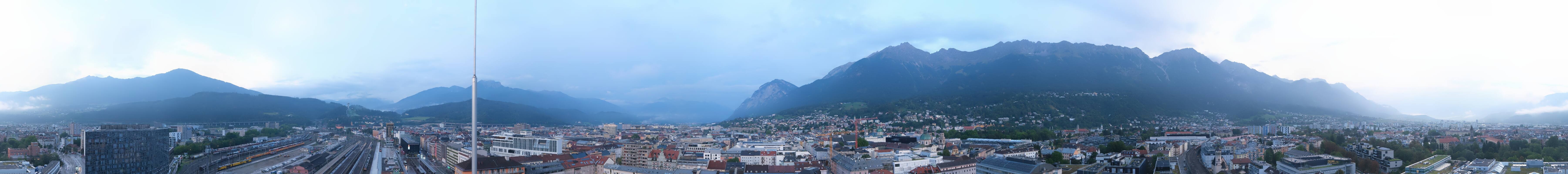 Archiv Foto Webcam Panoramablick - Innsbruck