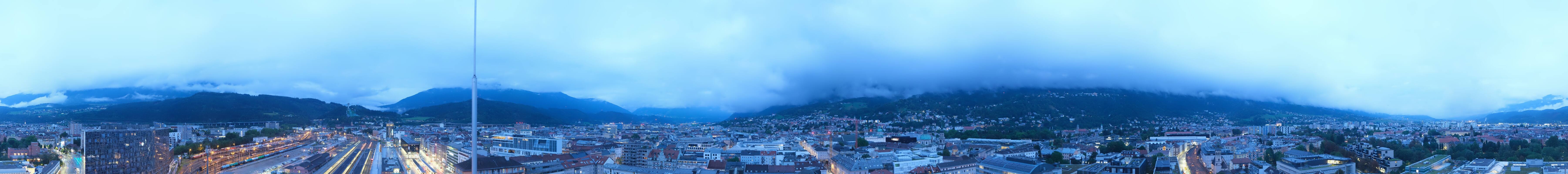 Archiv Foto Webcam Panoramablick - Innsbruck