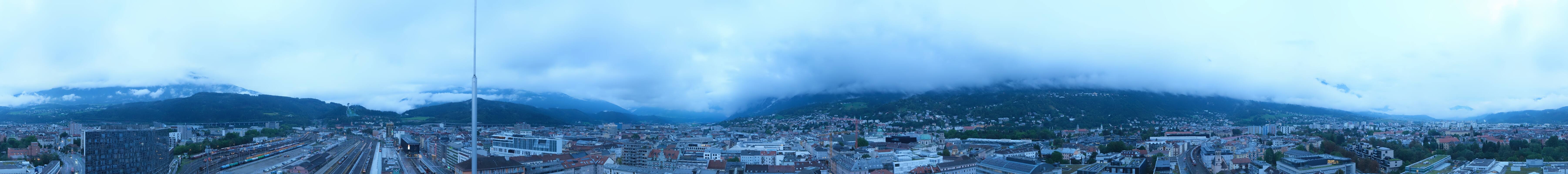 Archiv Foto Webcam Panoramablick - Innsbruck