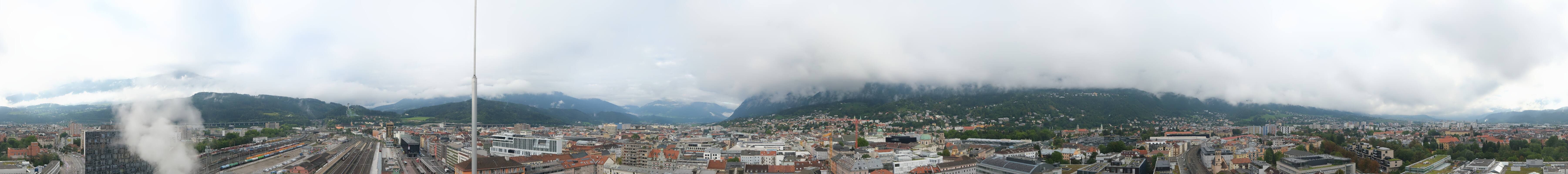 Archiv Foto Webcam Panoramablick - Innsbruck