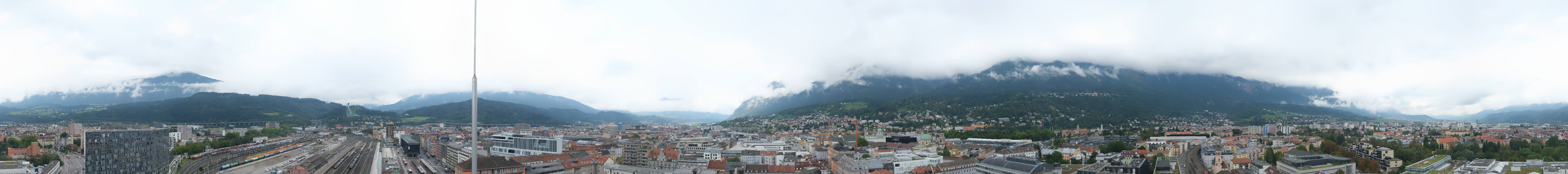 Archiv Foto Webcam Panoramablick - Innsbruck
