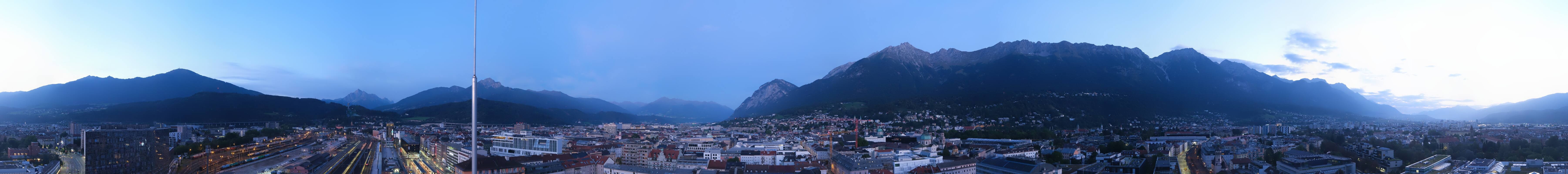 Archiv Foto Webcam Panoramablick - Innsbruck