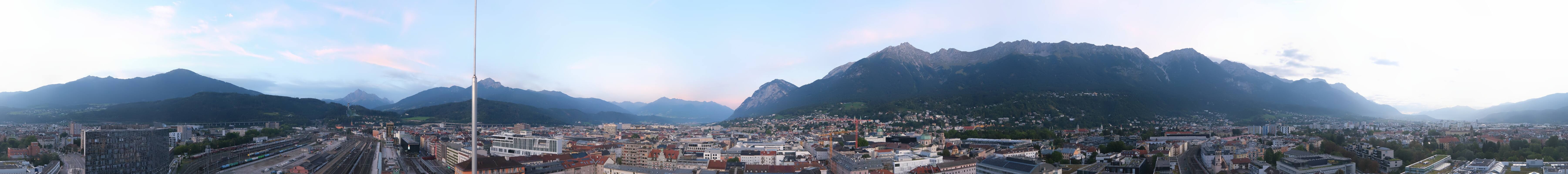 Archiv Foto Webcam Panoramablick - Innsbruck