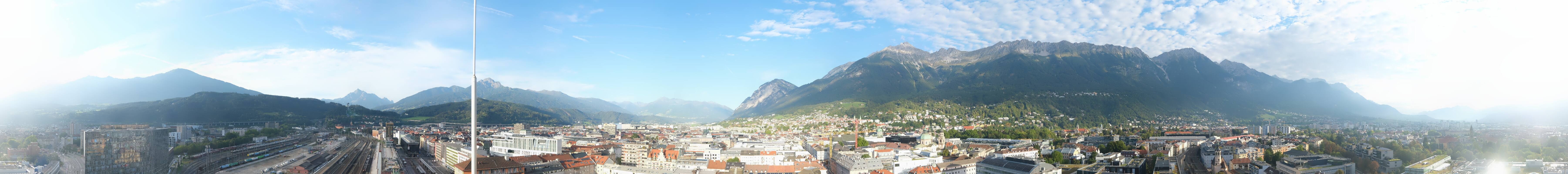Archiv Foto Webcam Panoramablick - Innsbruck