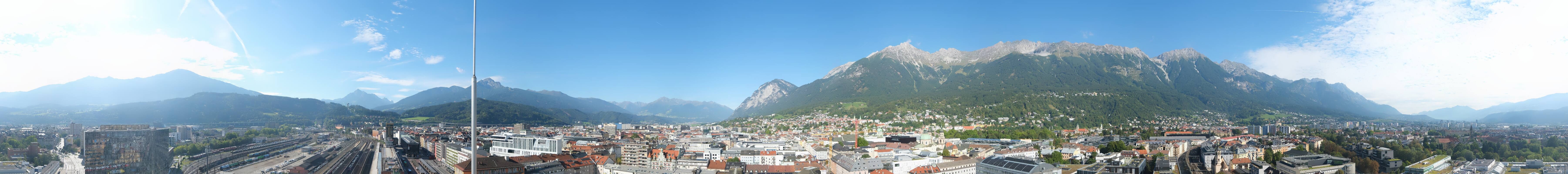 Archiv Foto Webcam Panoramablick - Innsbruck
