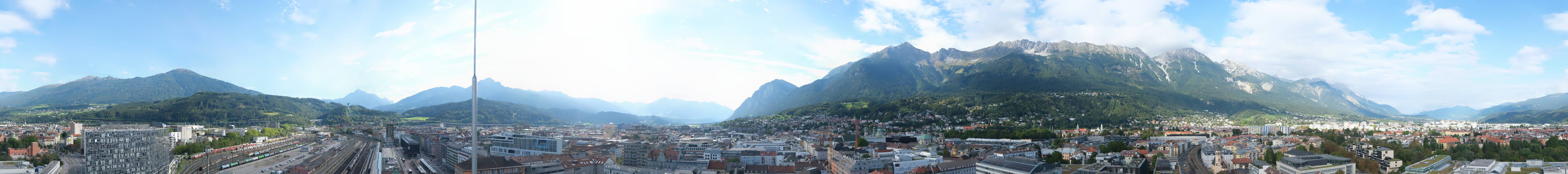 Archiv Foto Webcam Panoramablick - Innsbruck