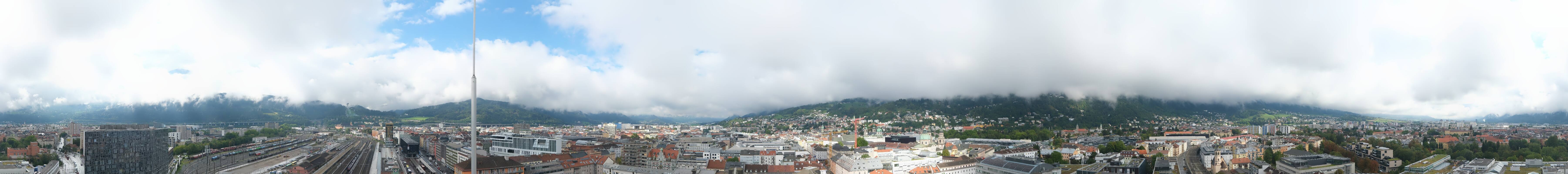 Archiv Foto Webcam Panoramablick - Innsbruck