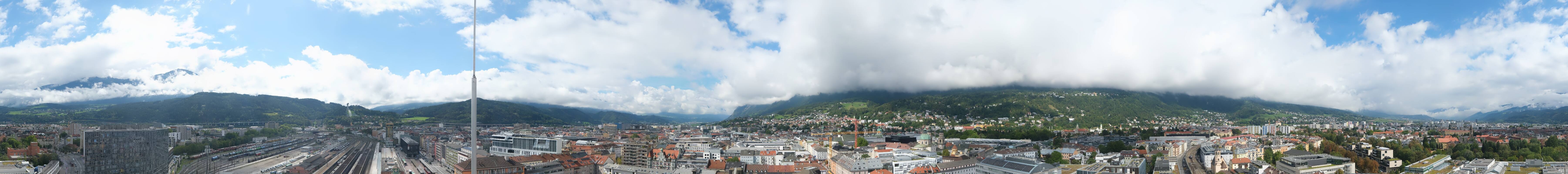 Archiv Foto Webcam Panoramablick - Innsbruck