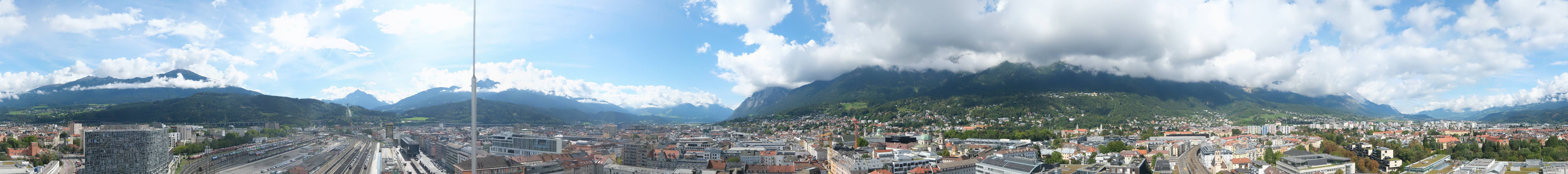 Archiv Foto Webcam Panoramablick - Innsbruck
