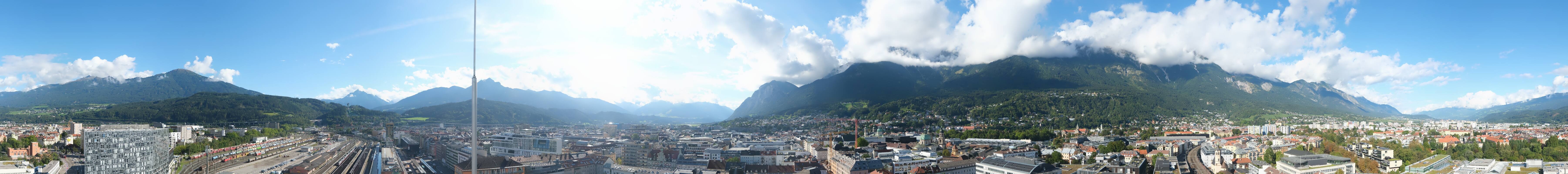 Archiv Foto Webcam Panoramablick - Innsbruck
