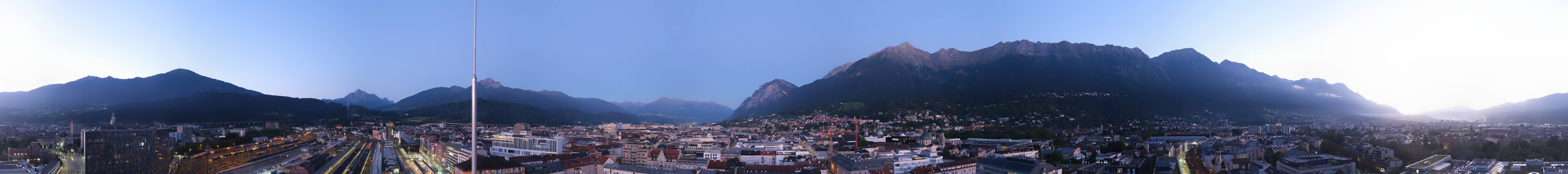 Archiv Foto Webcam Panoramablick - Innsbruck