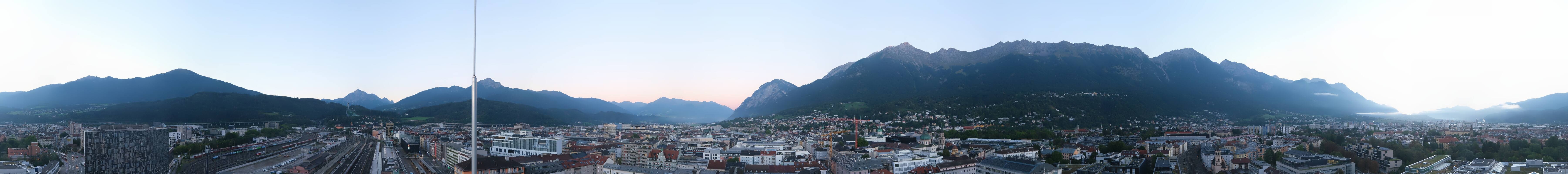 Archiv Foto Webcam Panoramablick - Innsbruck