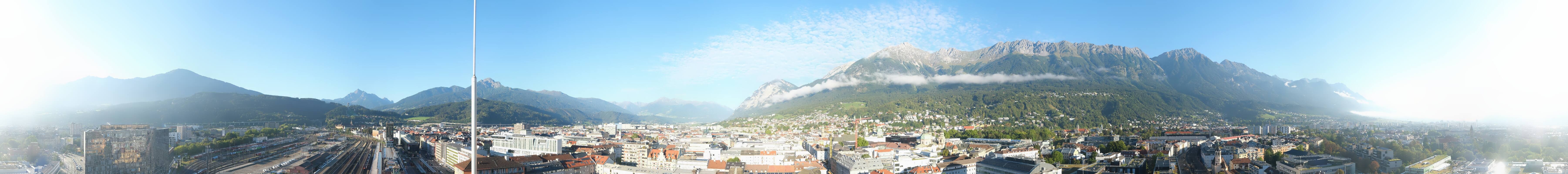 Archiv Foto Webcam Panoramablick - Innsbruck