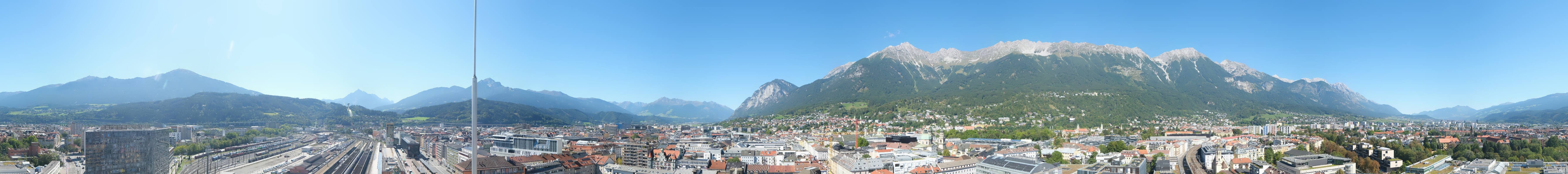 Archiv Foto Webcam Panoramablick - Innsbruck
