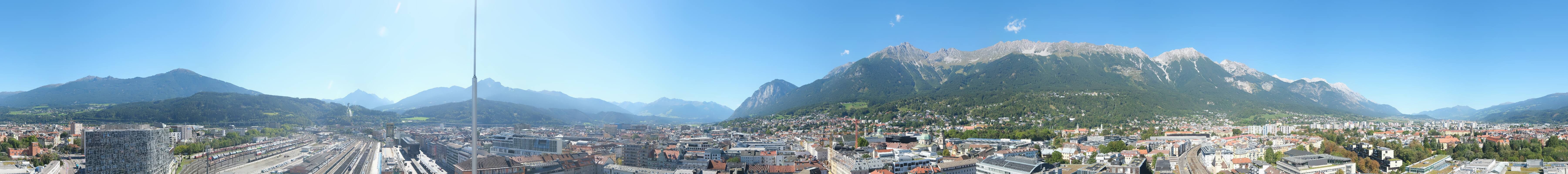 Archiv Foto Webcam Panoramablick - Innsbruck