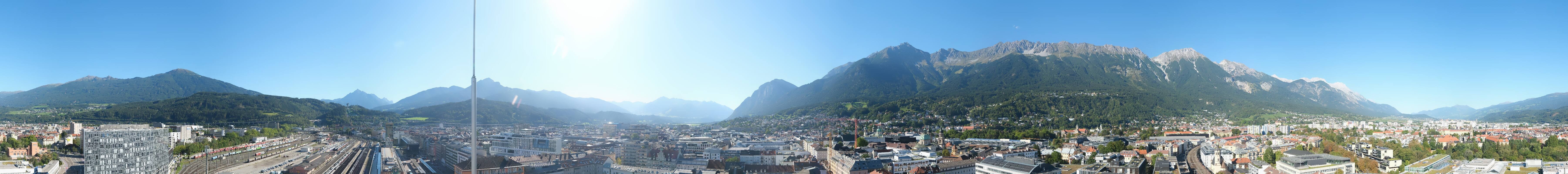 Archiv Foto Webcam Panoramablick - Innsbruck