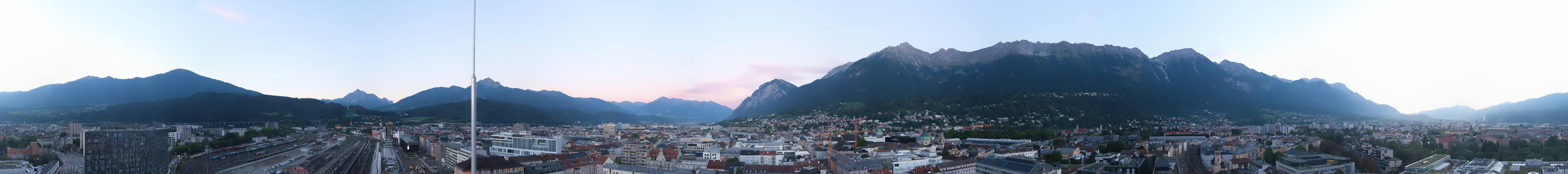 Archiv Foto Webcam Panoramablick - Innsbruck