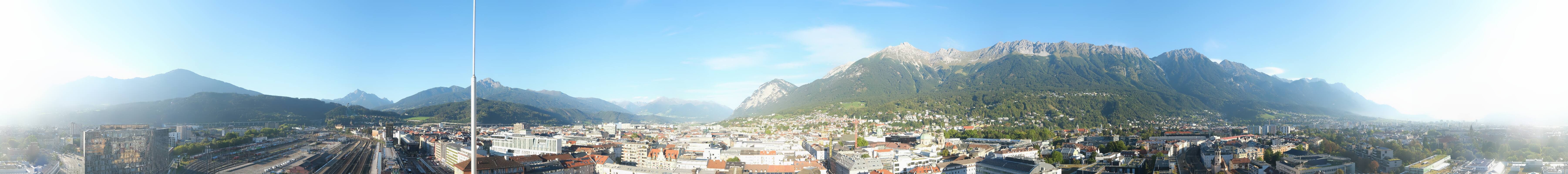 Archiv Foto Webcam Panoramablick - Innsbruck
